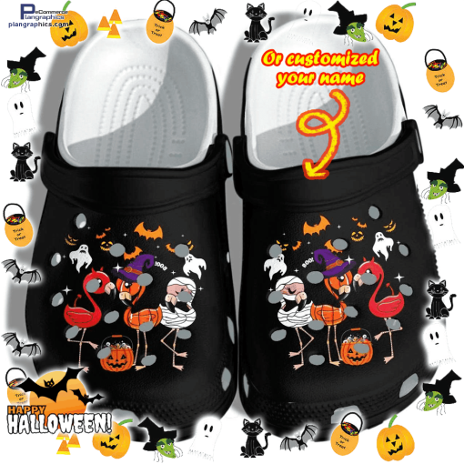 halloween flamingo witch ghost mummy crocs shoes lQRV3