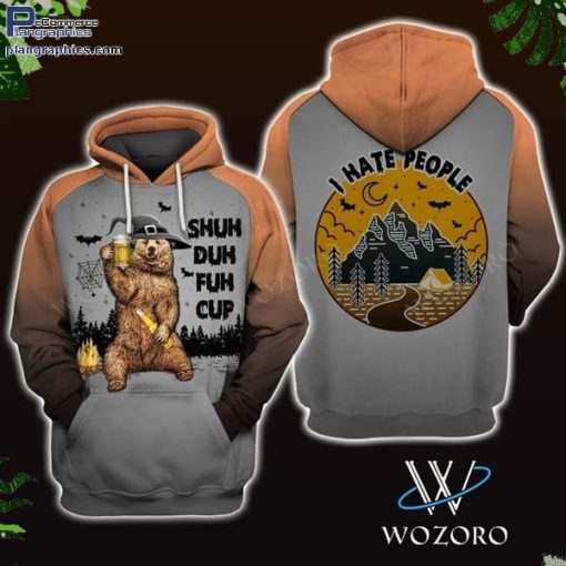 halloween night shuh duh fuh camping hoodie and zip hoodie PQjBd