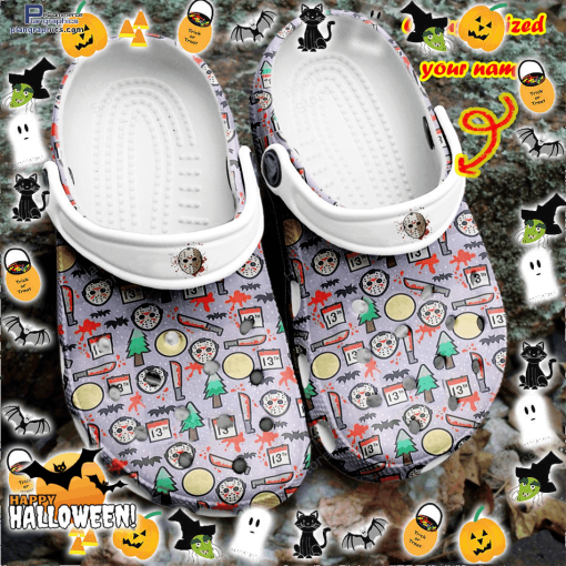 halloween pattern crocs shoes FXTsB