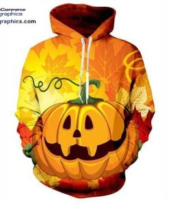 halloween pumpkin orange hoodie and zip hoodie bH6JL