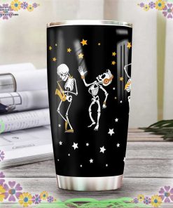 halloween skull party witch black cat scary cattrick or treat halloween tumbler 2 ZhpPY