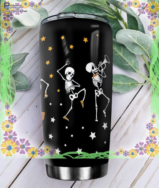 halloween skull party witch black cat scary cattrick or treat halloween tumbler 4 yJ88j