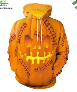 halloween skull pumpkin hoodie and zip hoodie WTFdH
