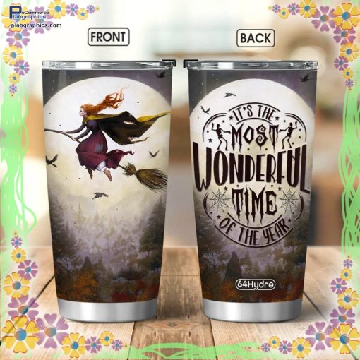 halloween witch its the most wonderful time of the year tumbler 54 QXHi2