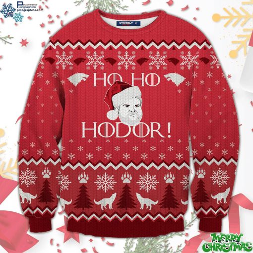 ho ho hodor unisex all over print sweater W1Yty
