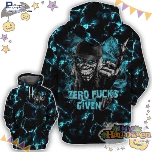 horror skull death zero f given halloween black hoodie kbMuH