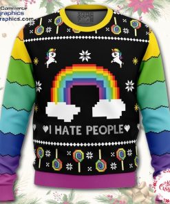 i hate people ugly christmas sweater 2PYwP