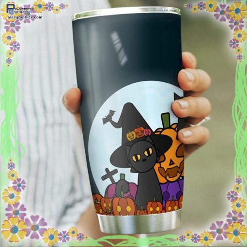 i put a spell on you black cattrick or treat halloween tumbler 68 AciVR