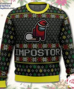 impostor among us ugly christmas sweater 9oP5l
