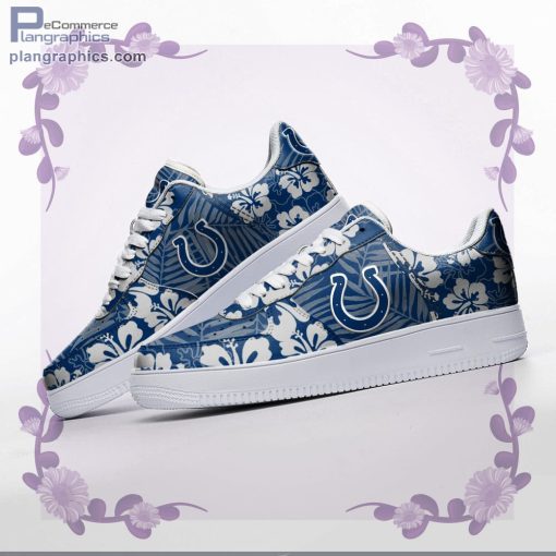 indianapolis colts nfl hibiscus hawaiian flowers air force 1 af1 sneakers shoes 42 tlXhy