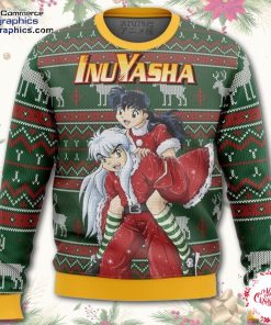 inuyasha alt ugly christmas sweater sA23y