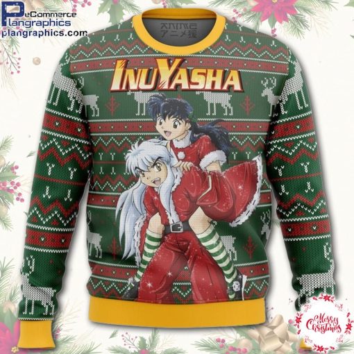 inuyasha alt ugly christmas sweater sA23y