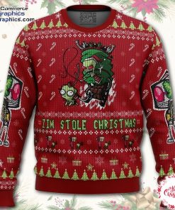 invader zim doom doom doom ugly christmas sweater uR7Fi