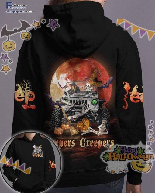 jeep skeleton witch heepers creepers halloween black hoodie ZDQNO