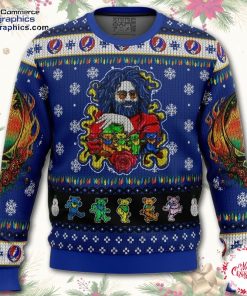jerry garcia grateful dead ugly christmas sweater 15kCI