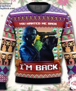 john wick ugly christmas sweater ePMkV