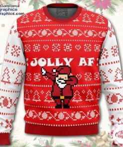 jolly af ugly christmas sweater 2PKYZ