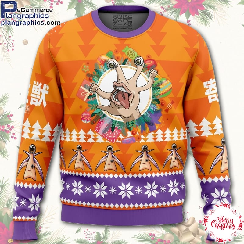 Jolly Parasitic Beasts Ugly Christmas Sweater - AOP Sweater