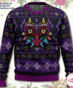 majoras mask seamless pattern legend of zelda ugly christmas sweater qyg7X