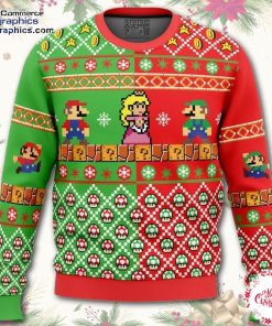 mario bros ugly christmas sweater KLD6I