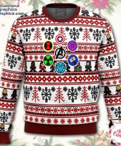 marvel avengers retro ugly christmas sweater V5895