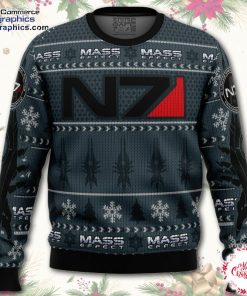 mass effect n7 ugly christmas sweater kkAQD