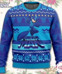 mega man ugly christmas sweater qF9mL