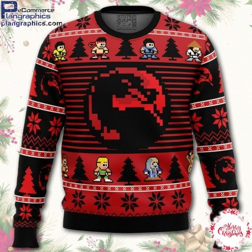 mortal kombat ugly christmas sweater hMaPX