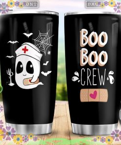 nurse boo boo crew happy halloween patterns boo ghost scary tumbler 71 bOSv4