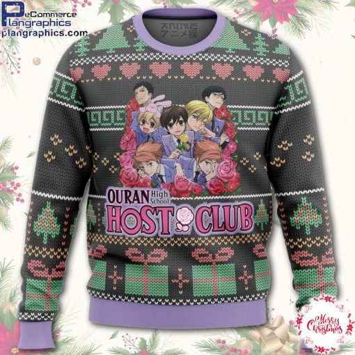 ouran high school alt ugly christmas sweater OnYjy