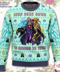 overlord ainz ooal gown ugly christmas sweater HUDOQ