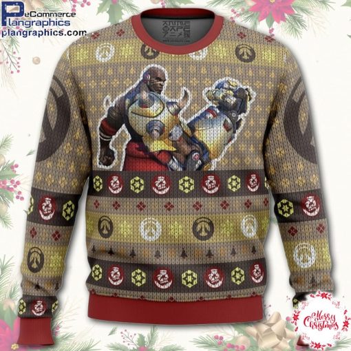 overwatch doomfist ugly christmas sweater oLkzr