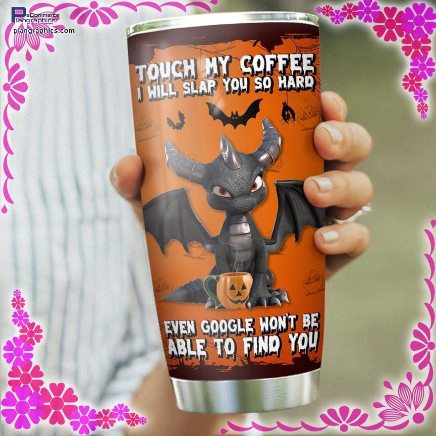 Personalized Coffee Dragon Halloween Stainless Steel Tumbler