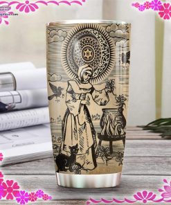 personalized halloween witch stainless steel tumbler 14 T3QSB