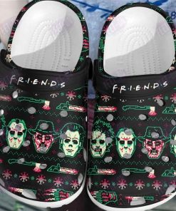 pixel art friends horror movie halloween crocs clog shoes c490rj