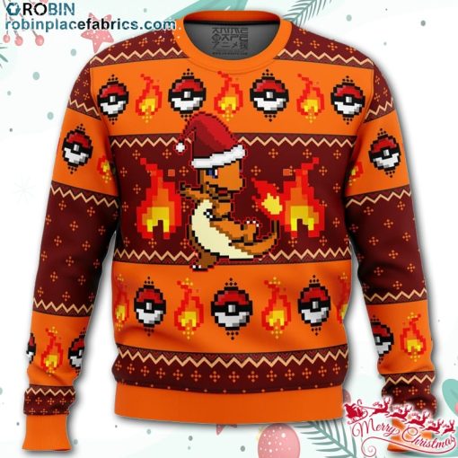 pokemon charmander ugly christmas sweater 9EQrG