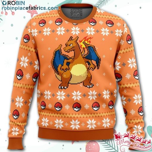 pokemon christmas blaze charizard ugly christmas sweater qLXEr