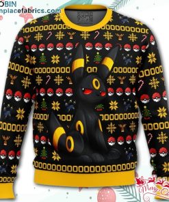 pokemon christmas umbreon ugly christmas sweater ejLPF