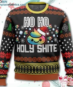 poop ugly christmas sweater 0rwxL