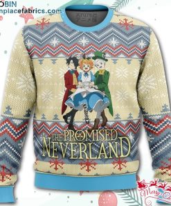 promised neverland alt ugly christmas sweater cOIEj