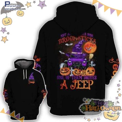 purple jeep pumpkin one of them drives a jeep halloween black hoodie zr6c3