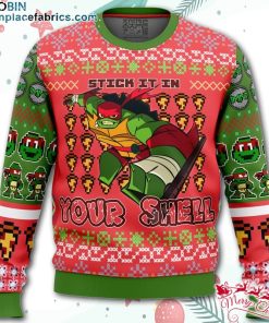raphael rise of the teenage mutant ninja turtles ugly christmas sweater BM3vr