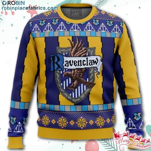 ravenclaw harry potter ugly christmas sweater yTJdz