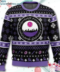 ring language lord of the ring ugly christmas sweater TIfck