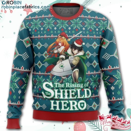 rising of the shield hero alt ugly christmas sweater 612i0