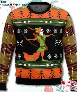 robin hood ugly christmas sweater Le3QH