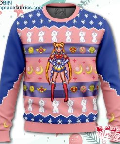 sailor moon ugly christmas sweater KDA8n