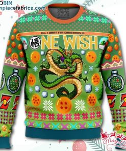 shenron dragon ball z ugly christmas sweater rvepT