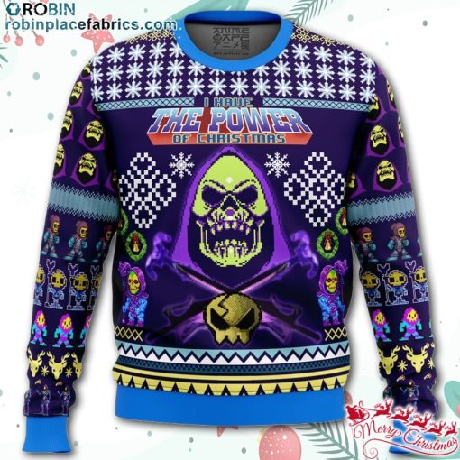 skeletor masters of the universe ugly christmas sweater CDbpG