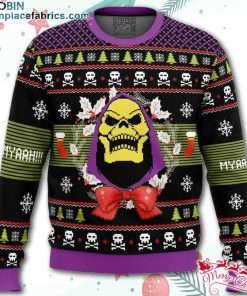 skeletor ugly christmas sweater mwUvK